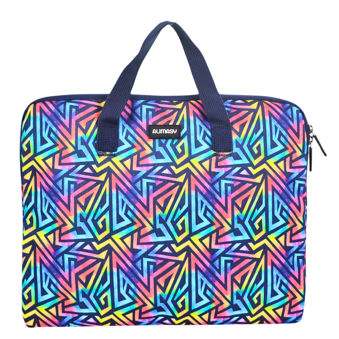 Library Bag 600D Abstract Geometric - PRE ORDER SHIPPING 9TH NOVEMBER 2026