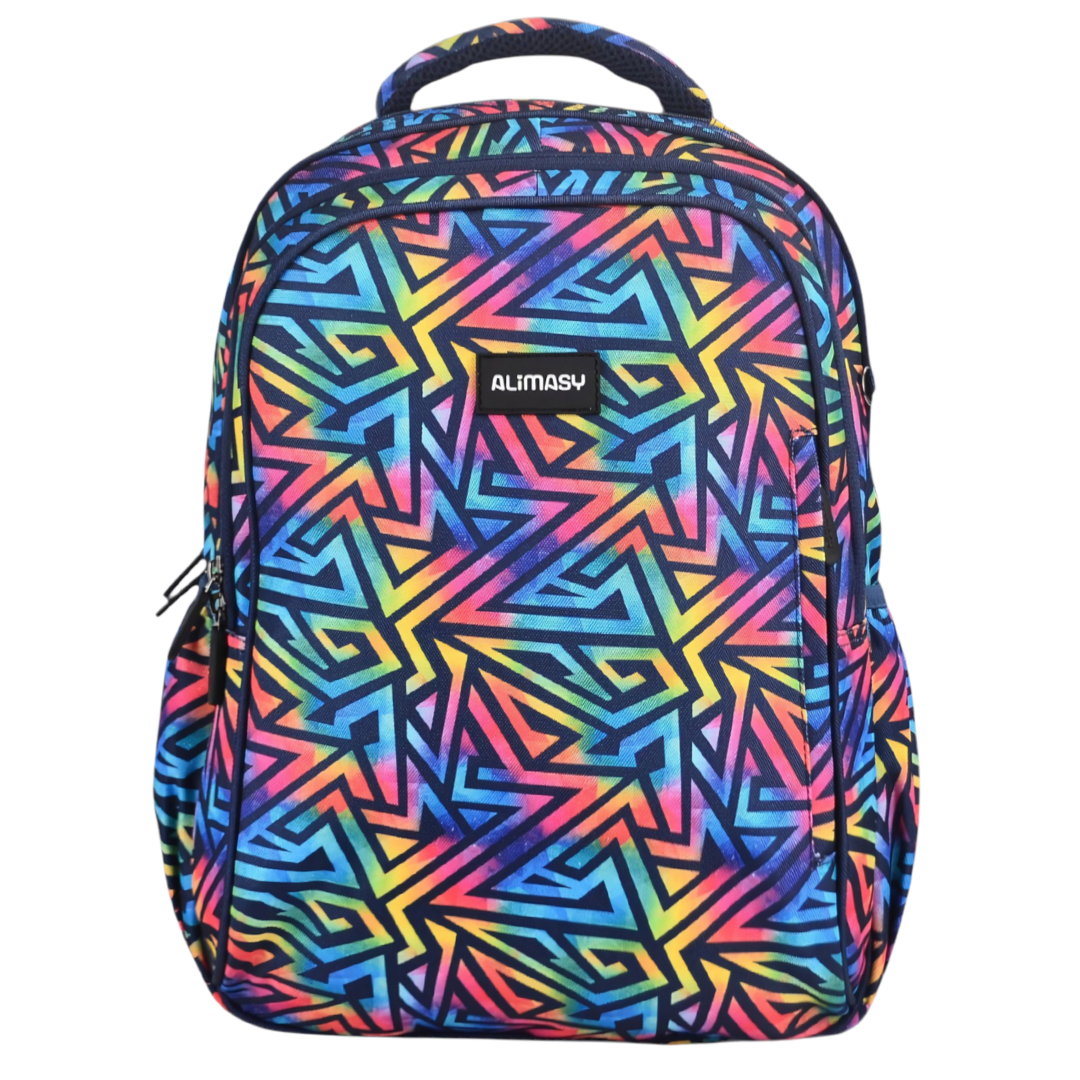 Midsize Kids Backpack 900D Abstract Geometric - PRE ORDER SHIPPING 9TH NOVEMBER 2026