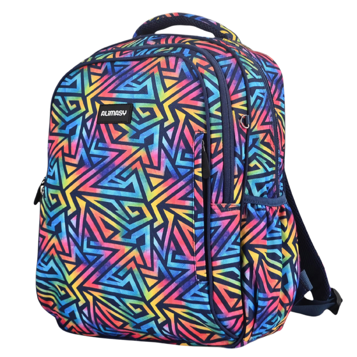 Midsize Kids Backpack 900D Abstract Geometric - PRE ORDER SHIPPING 9TH NOVEMBER 2026