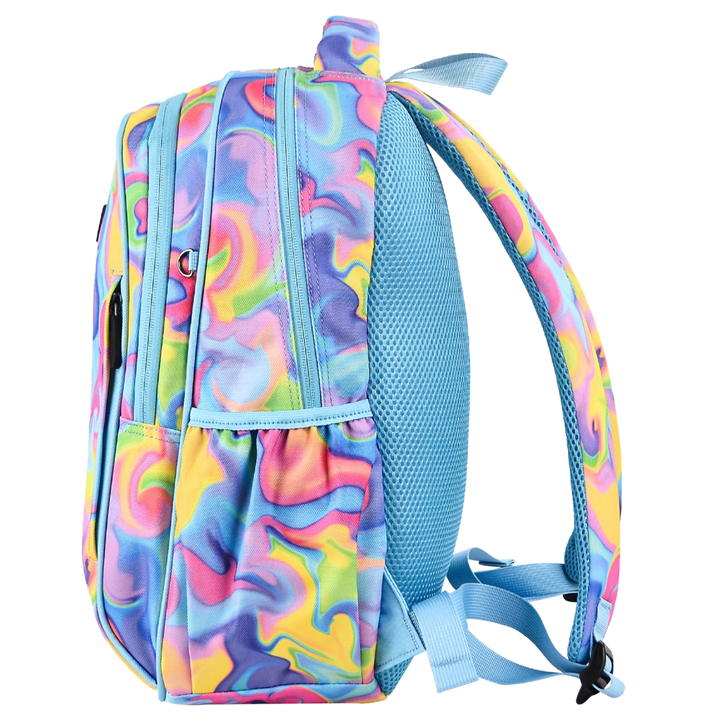 Midsize Kids Backpack 900D Abstract Neon Waves - PRE ORDER SHIPPING 9TH NOVEMBER 2026