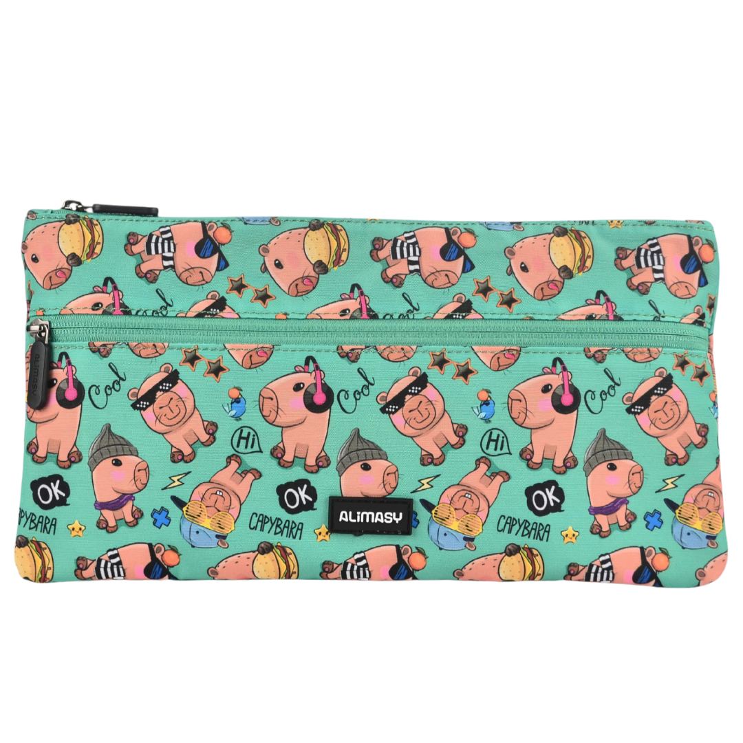Large School Pencil Case Capybara - PRE ORDER SHIPPING 9TH NOVEMBER 2026