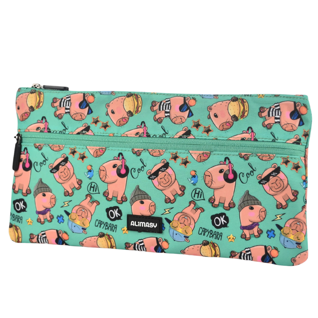 Large School Pencil Case Capybara - PRE ORDER SHIPPING 9TH NOVEMBER 2026