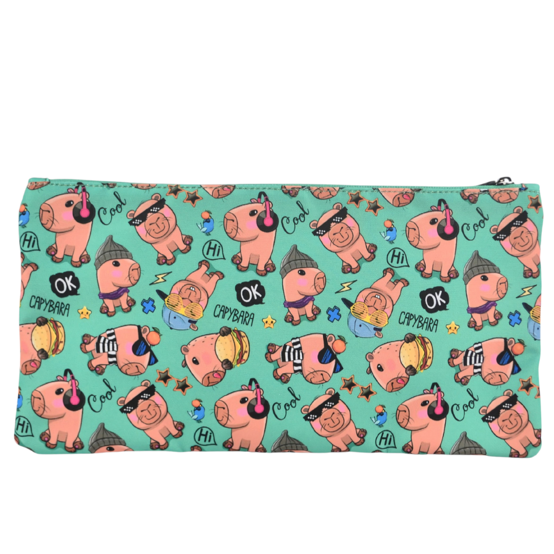 Large School Pencil Case Capybara - PRE ORDER SHIPPING 9TH NOVEMBER 2026