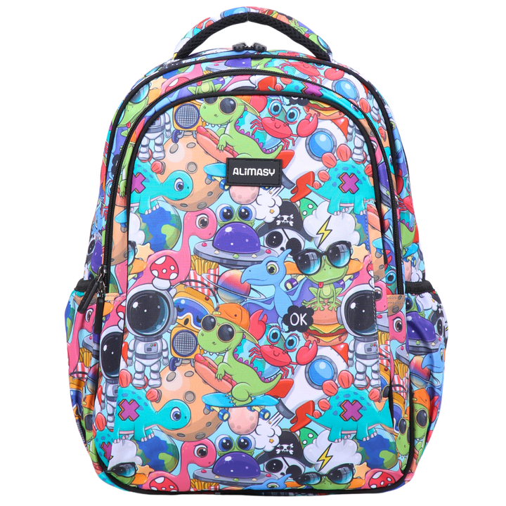 Cartoon Midsize Kids Backpack