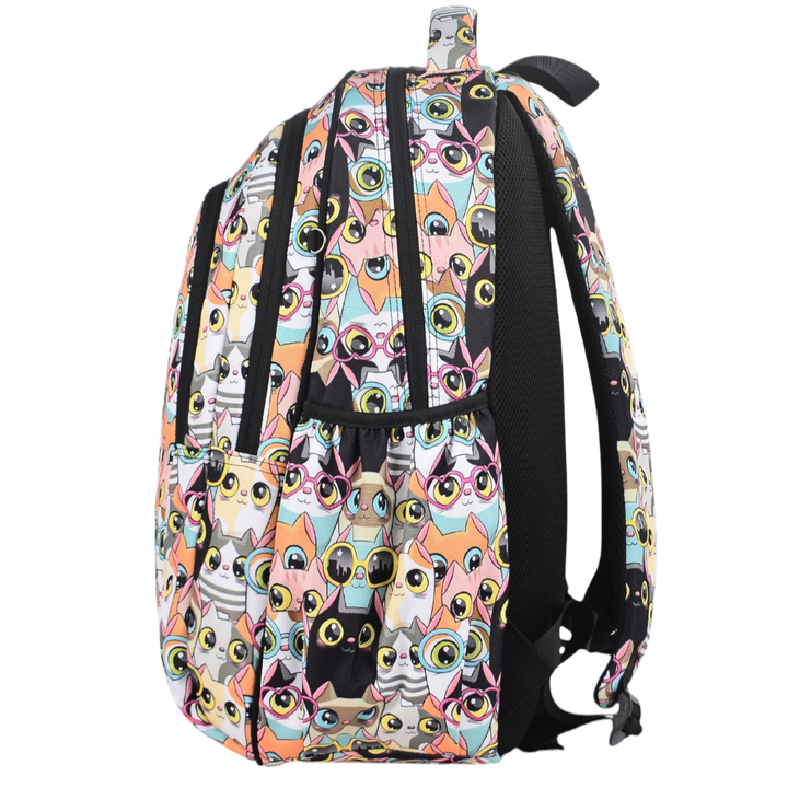 Grand sac à dos Fleurs tropicales et palmiers