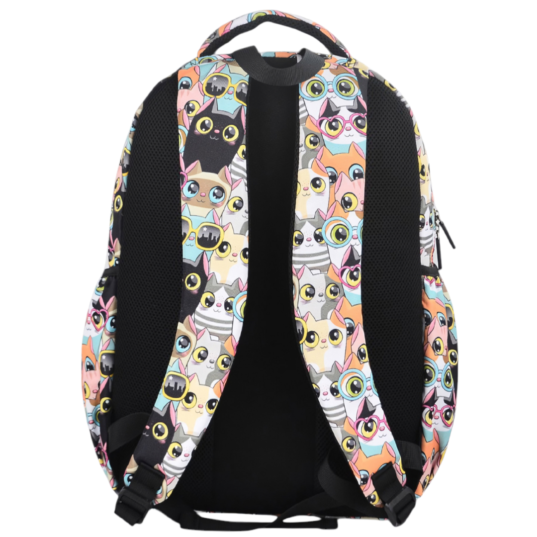 Grand sac à dos Fleurs tropicales et palmiers