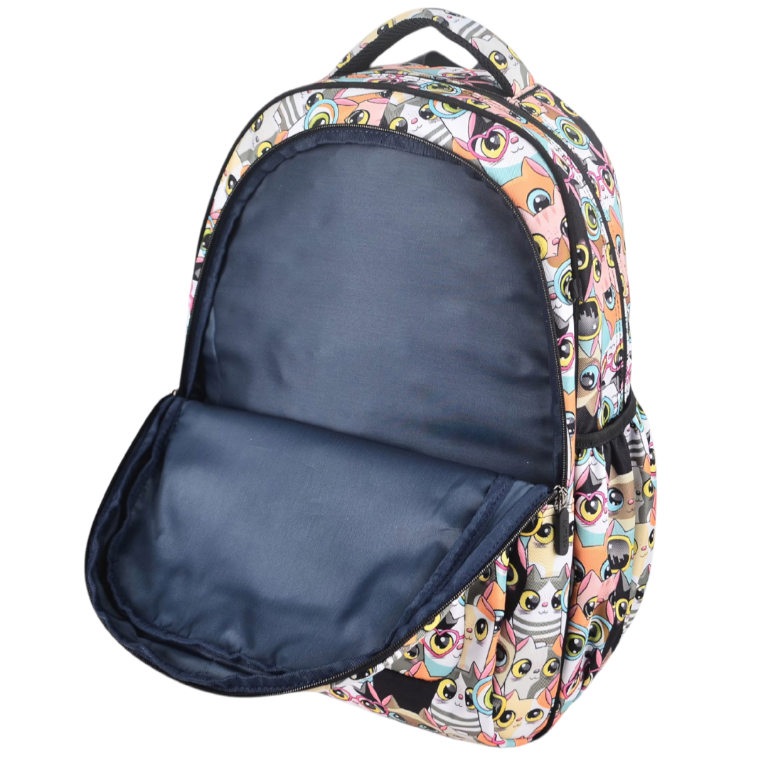 Grand sac à dos Fleurs tropicales et palmiers