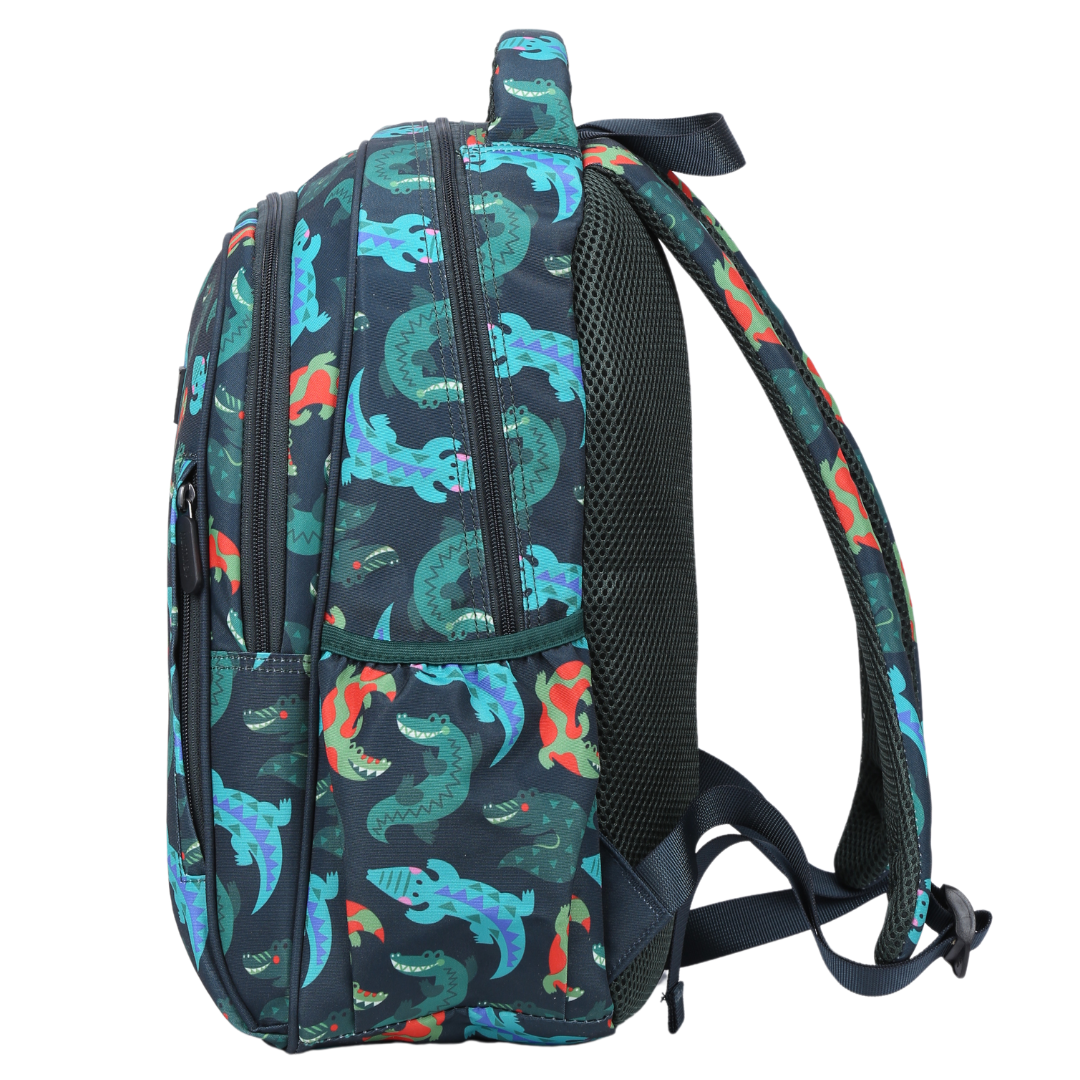 Crocodile Vibe Midsize Kids Backpack - Restock End Of Oct