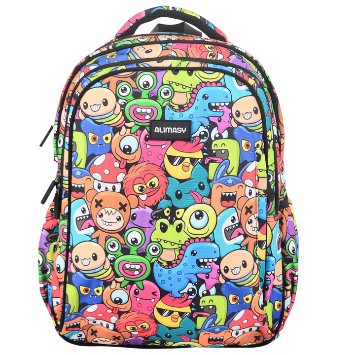 Midsize Kids Backpack 900D Cute Cartoon Monsters - PRE ORDER SHIPPING 9TH NOVEMBER 2026