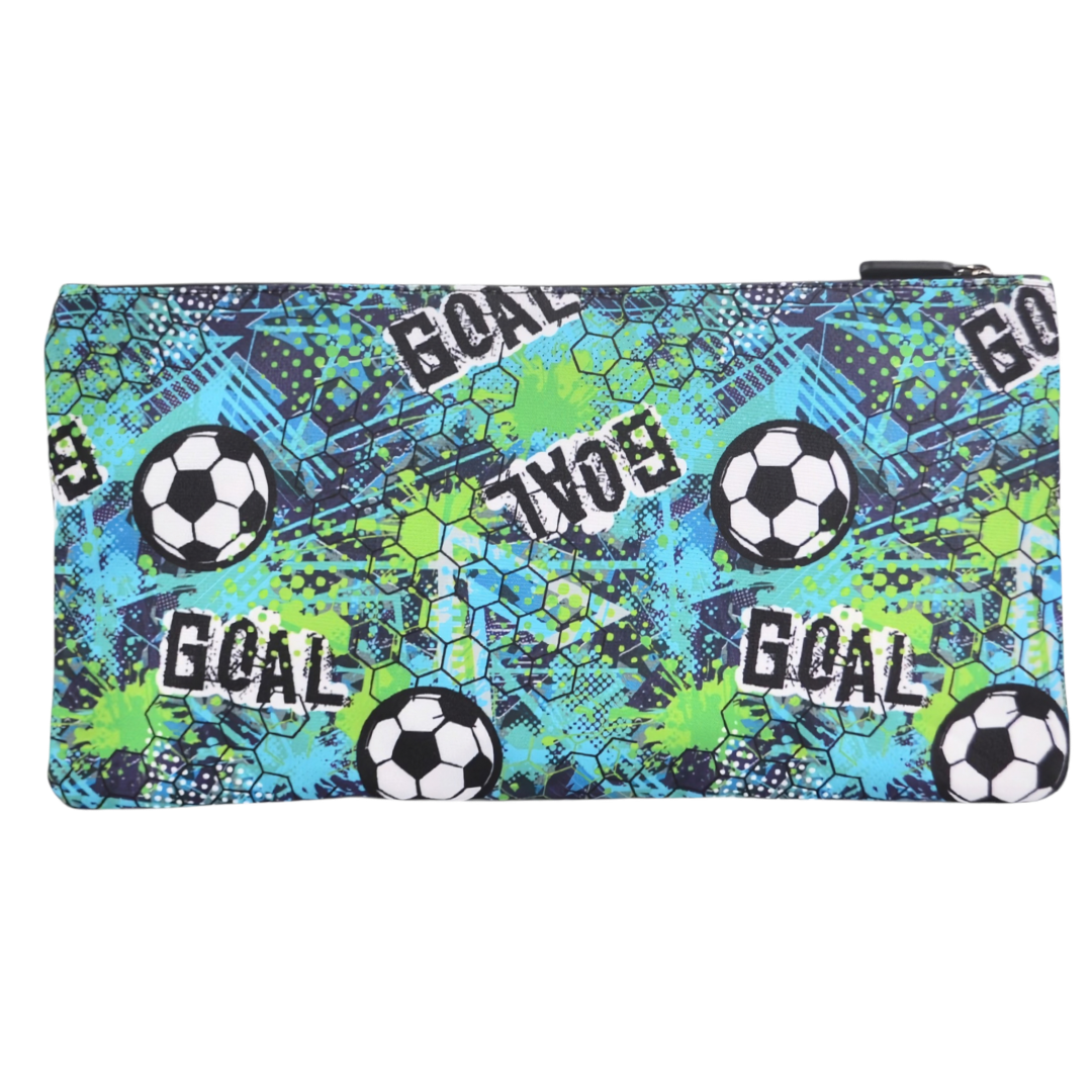 Large School Pencil Case Football - PRE ORDER SHIPPING 9TH NOVEMBER 2026
