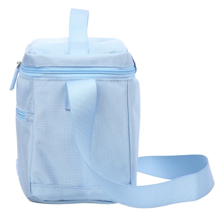 900D Tall Insulated Lunch Bag Light Baby Blue