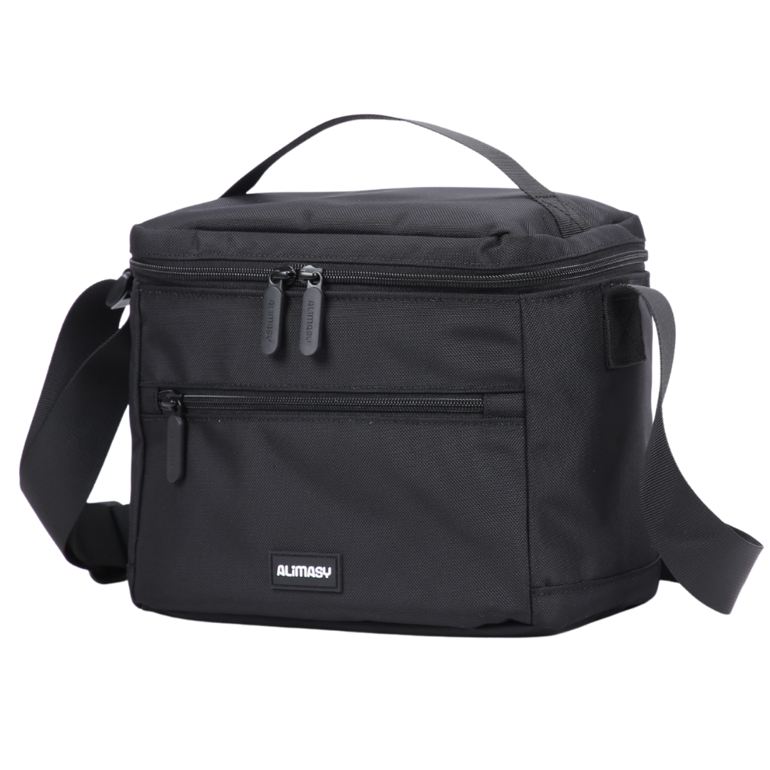 900D Tall Insulated Lunch Bag Black