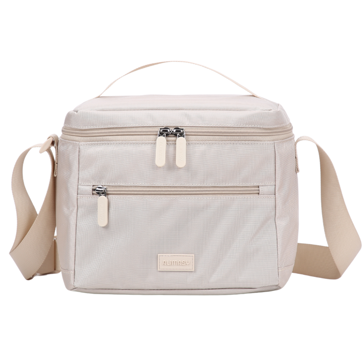 900D Tall Insulated Lunch Bag Champagne