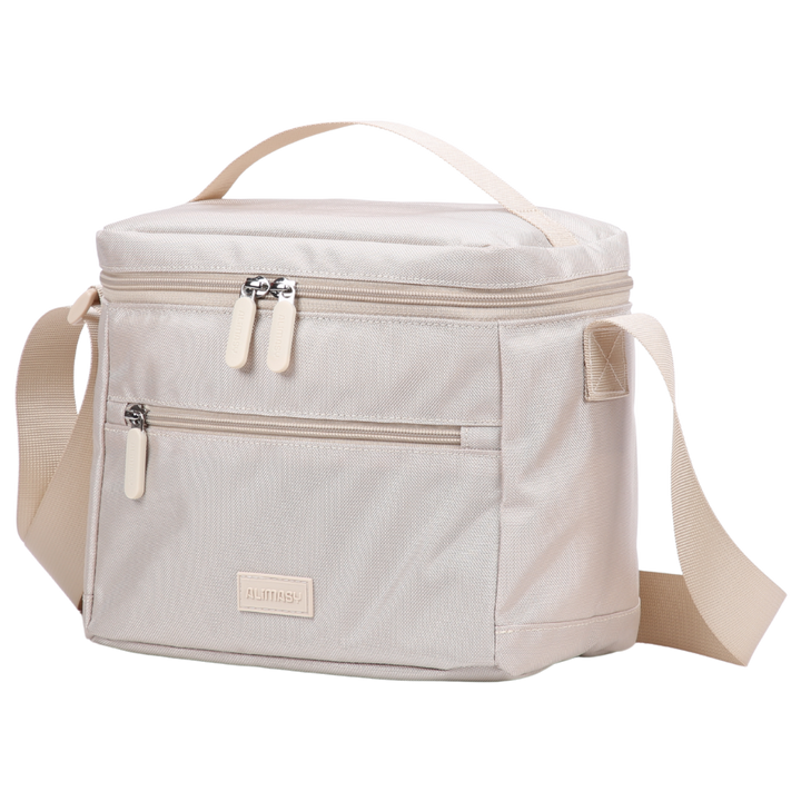 900D Tall Insulated Lunch Bag Champagne