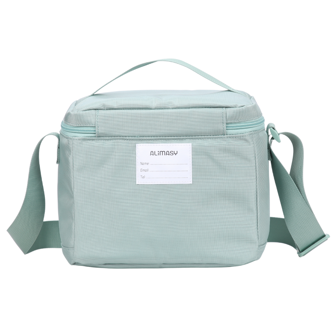 900D Tall Insulated Lunch Bag Green