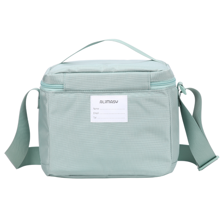 900D Tall Insulated Lunch Bag Green