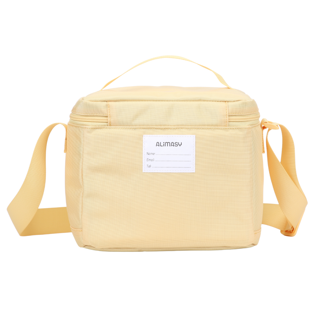 900D Tall Insulated Lunch Bag Yellow