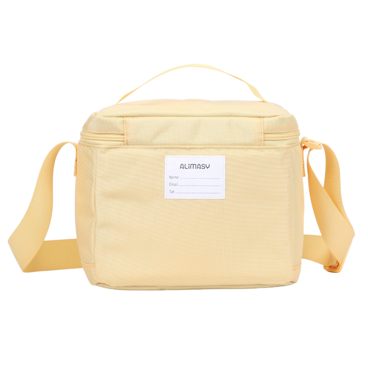 900D Tall Insulated Lunch Bag Yellow