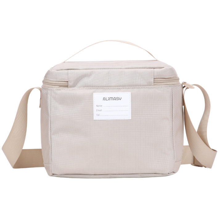 900D Tall Insulated Lunch Bag Champagne
