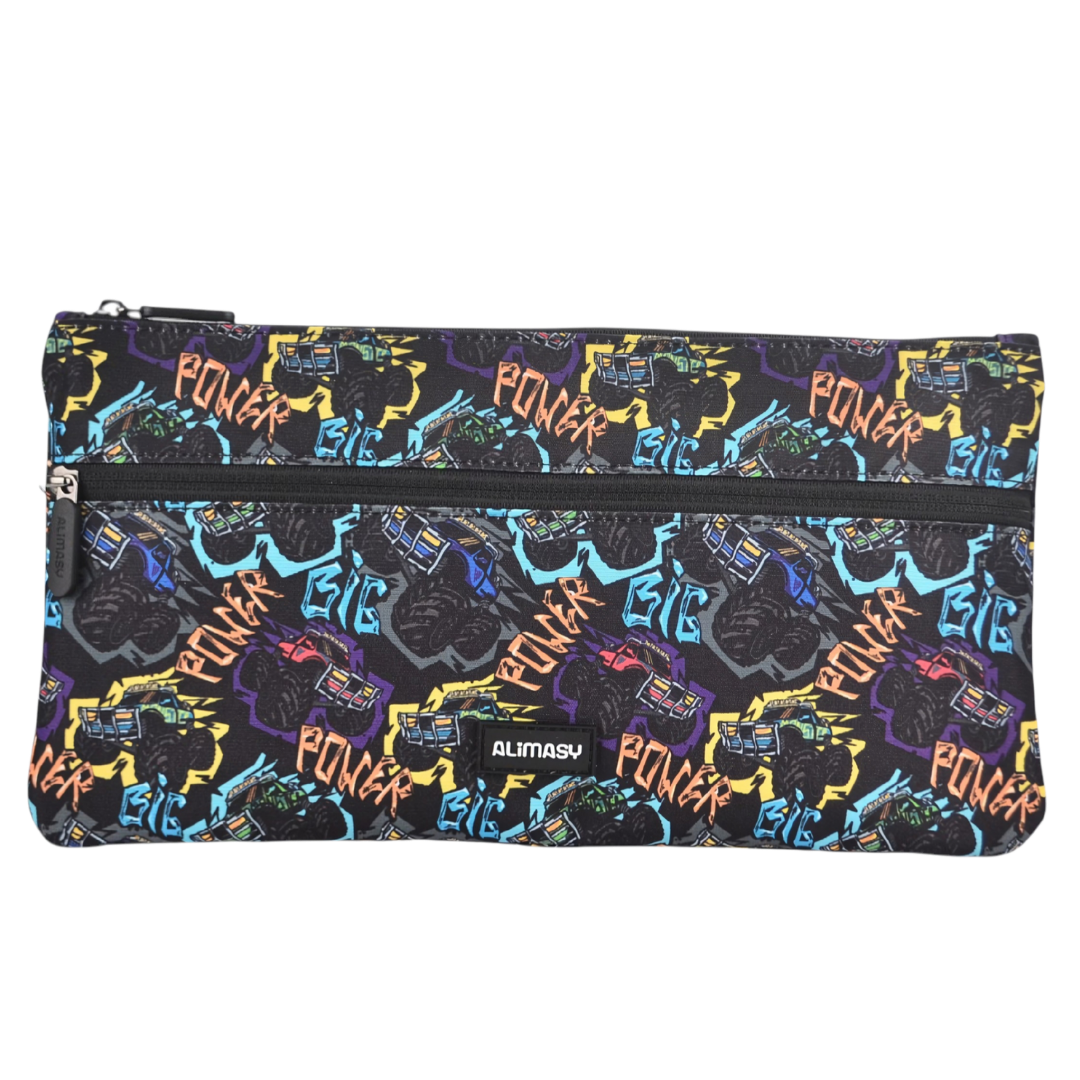 Large School Pencil Case Monster Truck - PRE ORDER SHIPPING 9TH NOVEMBER 2026