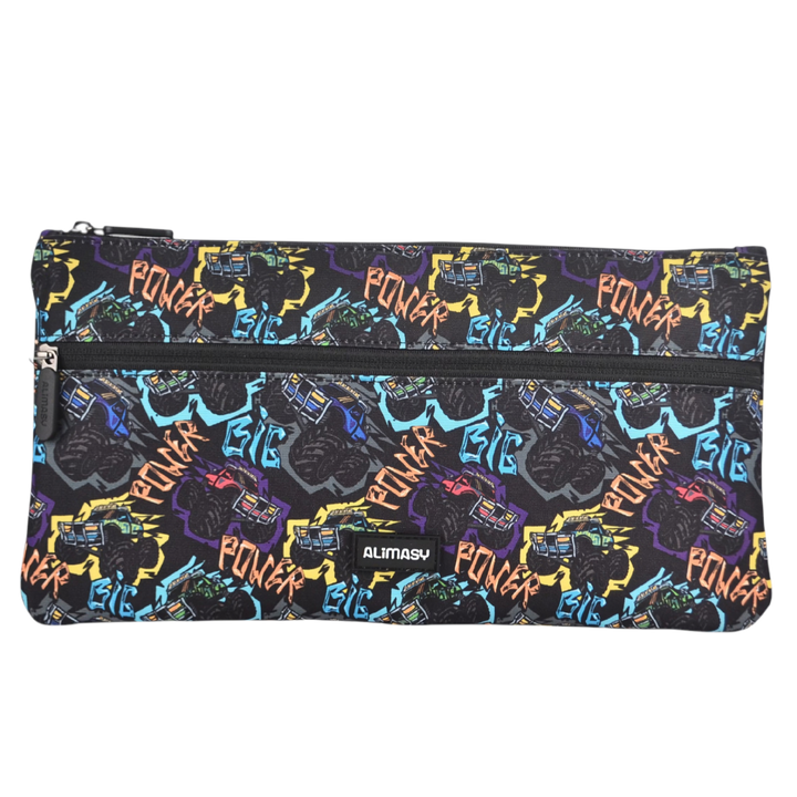 Large School Pencil Case Monster Truck - PRE ORDER SHIPPING 9TH NOVEMBER 2026