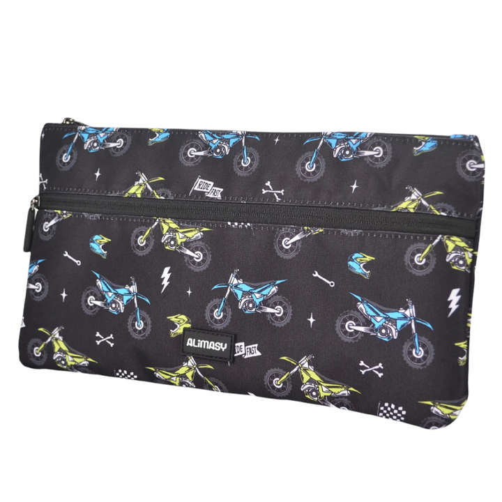 Large School Pencil Case Motorcross - PRE ORDER SHIPPING 9TH NOVEMBER 2026