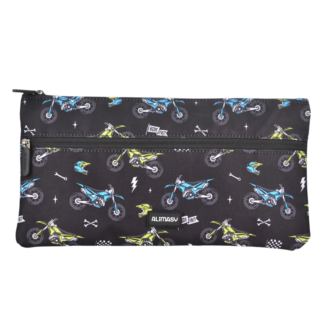 Large School Pencil Case Motorcross - PRE ORDER SHIPPING 9TH NOVEMBER 2026