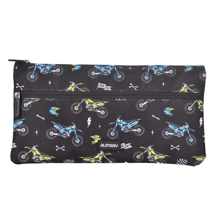 Large School Pencil Case Motorcross - PRE ORDER SHIPPING 9TH NOVEMBER 2026