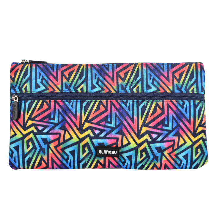 Large School Pencil Case Abstract Geometric - PRE ORDER SHIPPING 9TH NOVEMBER 2026