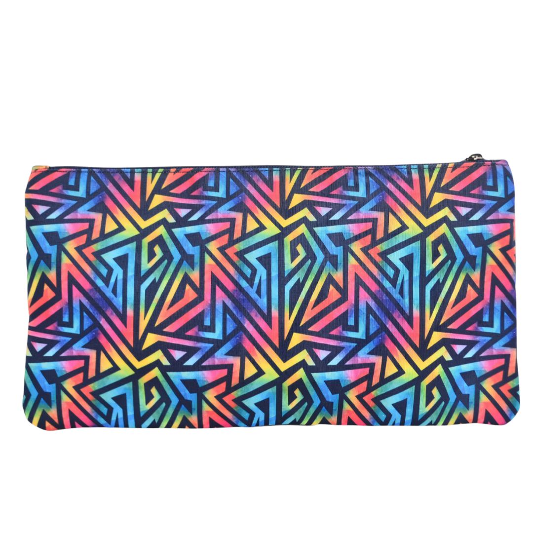 Large School Pencil Case Abstract Geometric - PRE ORDER SHIPPING 9TH NOVEMBER 2026