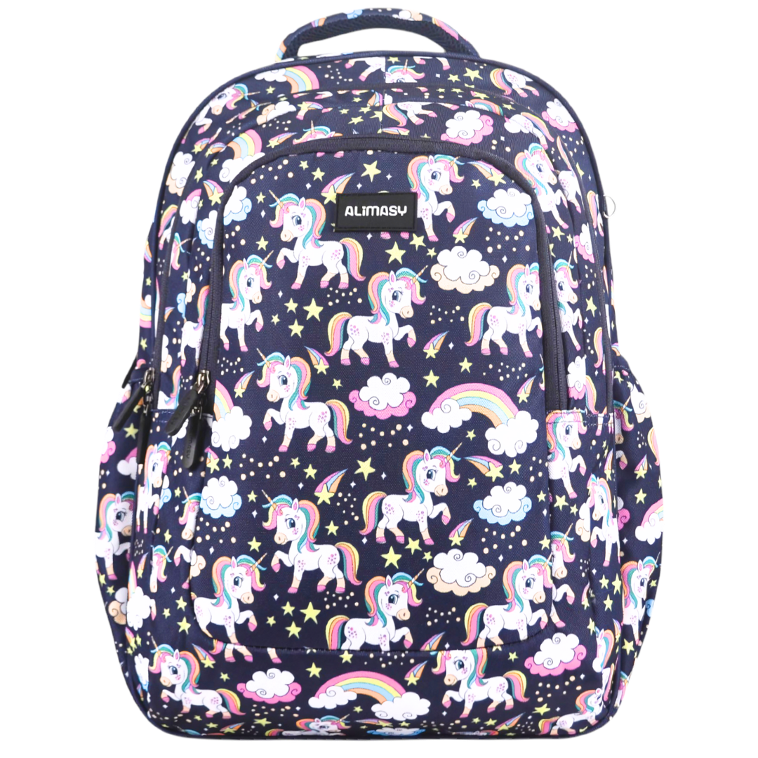 Grand sac à dos Fleurs tropicales et palmiers