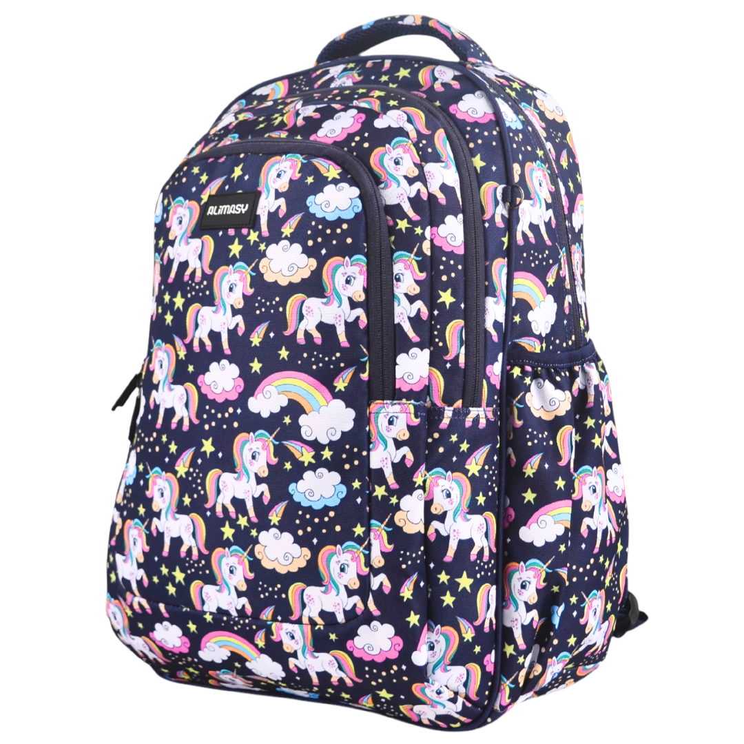 Grand sac à dos Fleurs tropicales et palmiers