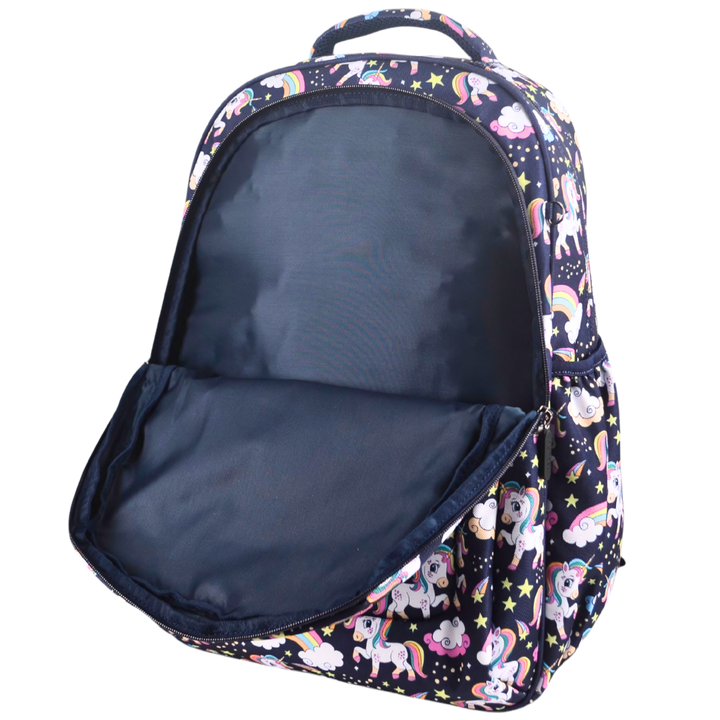 Grand sac à dos Fleurs tropicales et palmiers