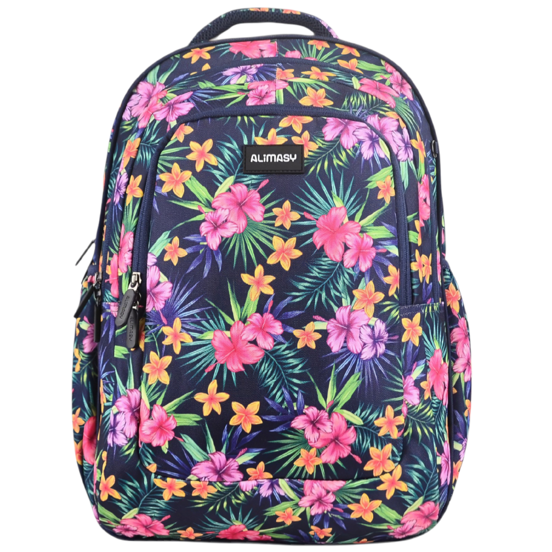 Large Backpack 900D Tropical Flowers &amp; Palms - PRE ORDER SHIPPING 9TH NOVEMBER 2026