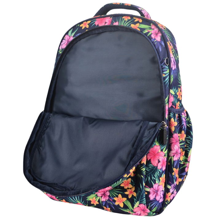 Large Backpack 900D Tropical Flowers &amp; Palms - PRE ORDER SHIPPING 9TH NOVEMBER 2026