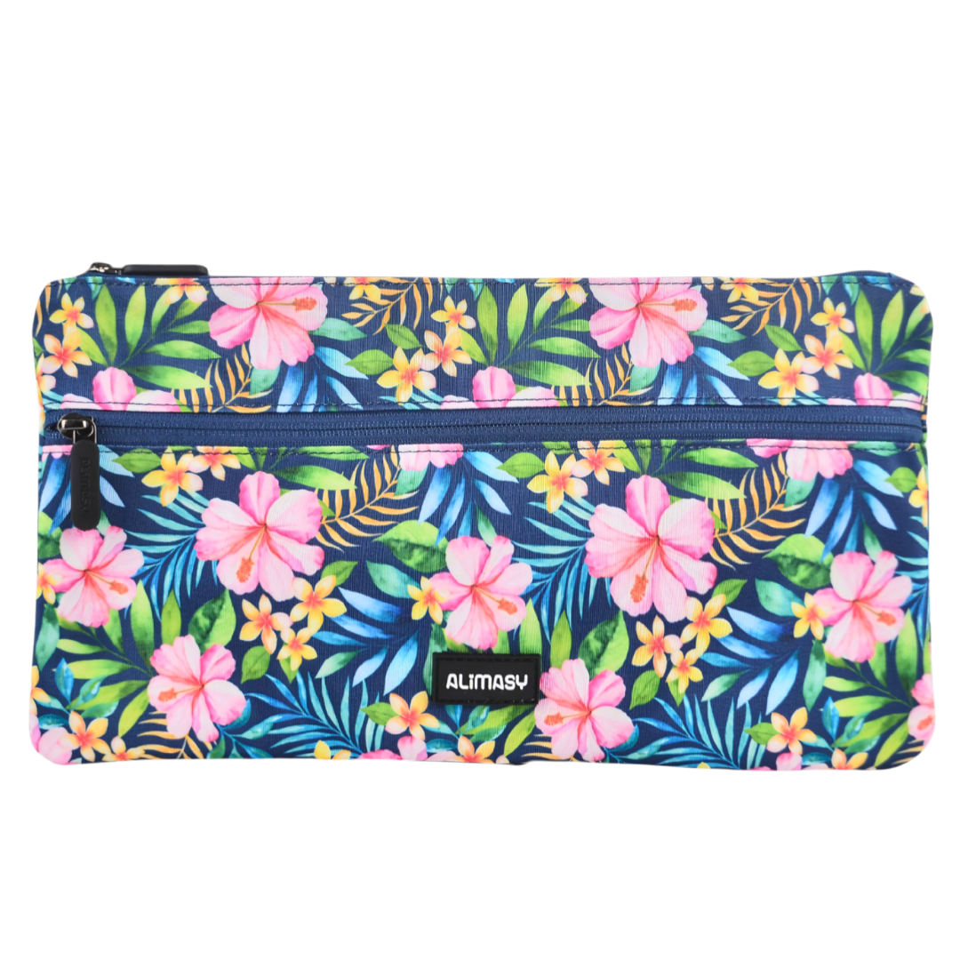 Large School Pencil Case Tropical Bloom - PRE ORDER SHIPPING 9TH NOVEMBER 2026