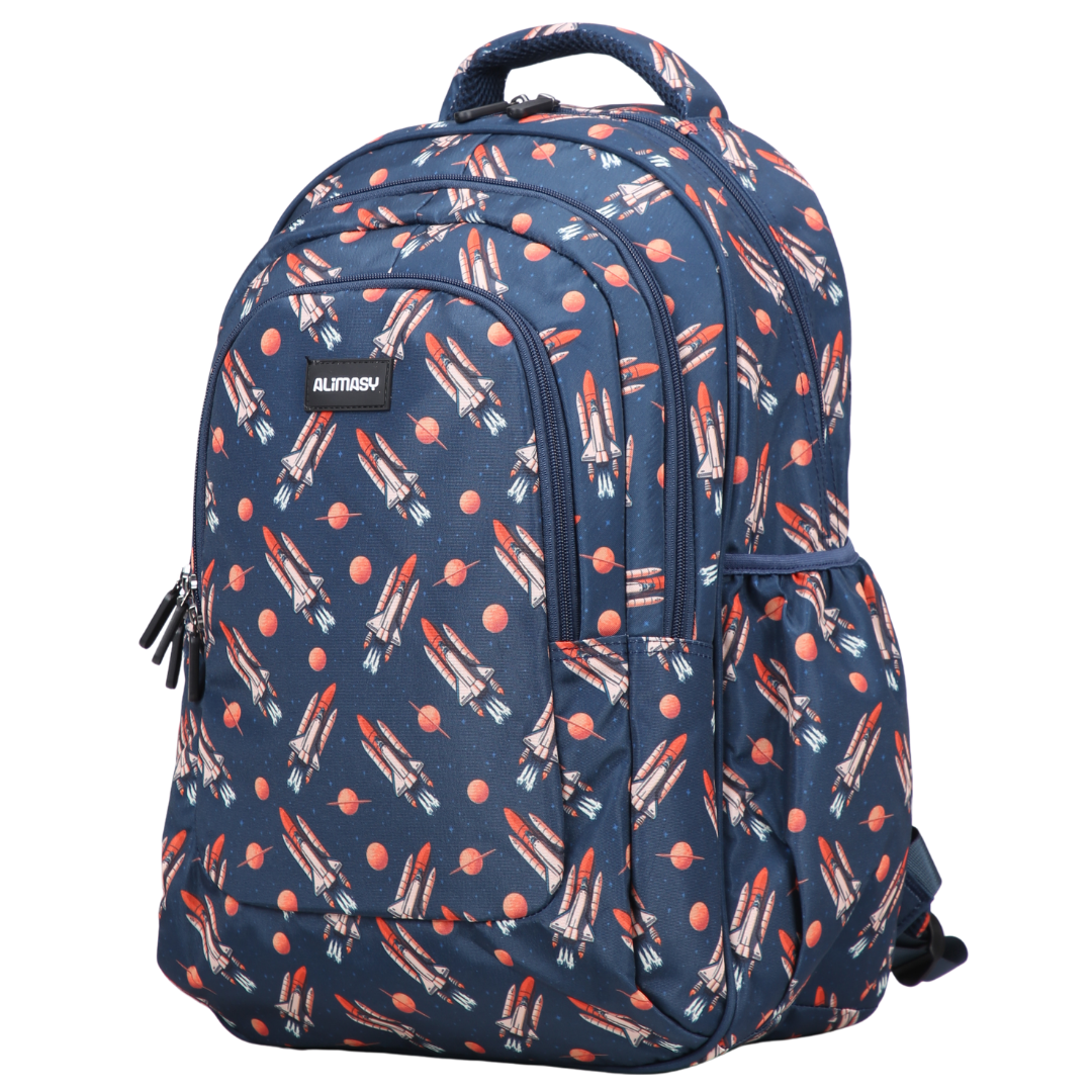 Space Rockets Large Backpack