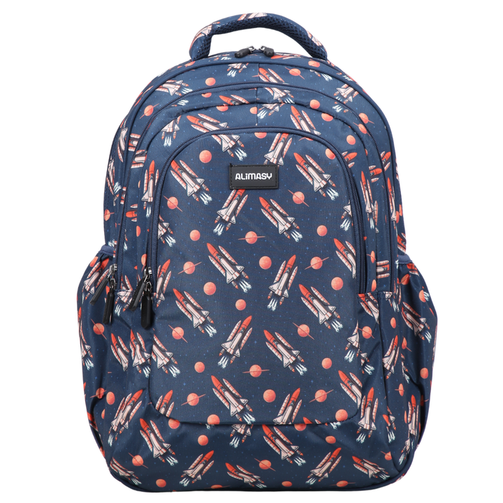 Space Rockets Large Backpack